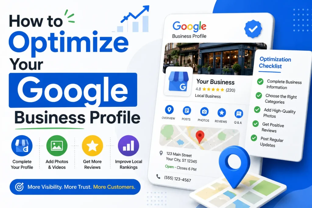 Google Business Profile optimization for better local search visibility