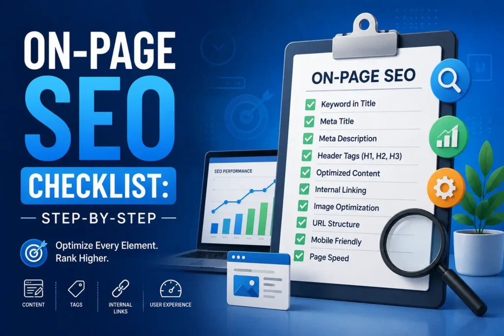 On-Page SEO Checklist step-by-step guide