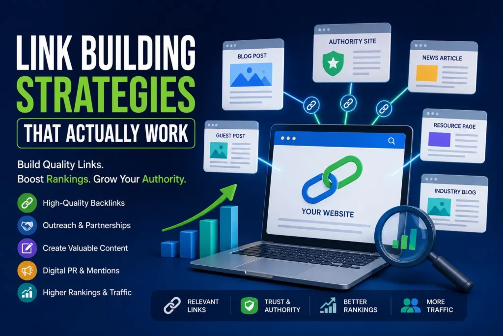 Link building strategies for building quality backlinks