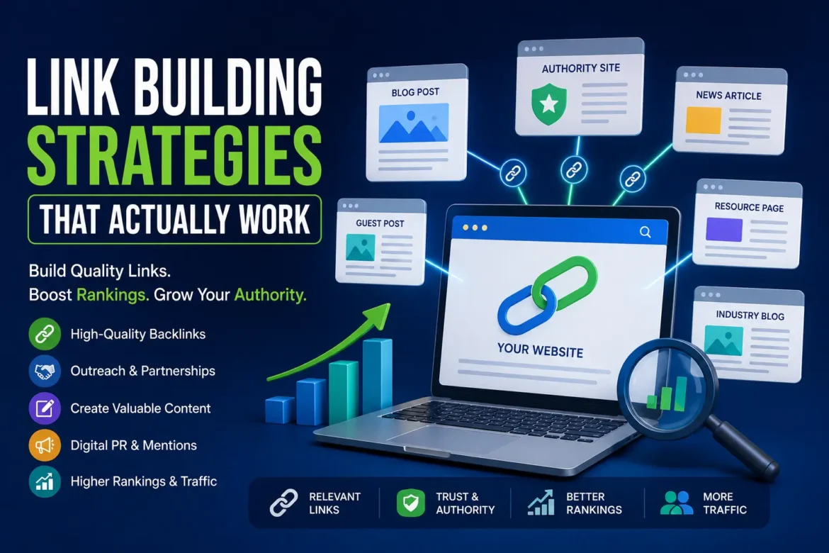 Link building strategies for building quality backlinks