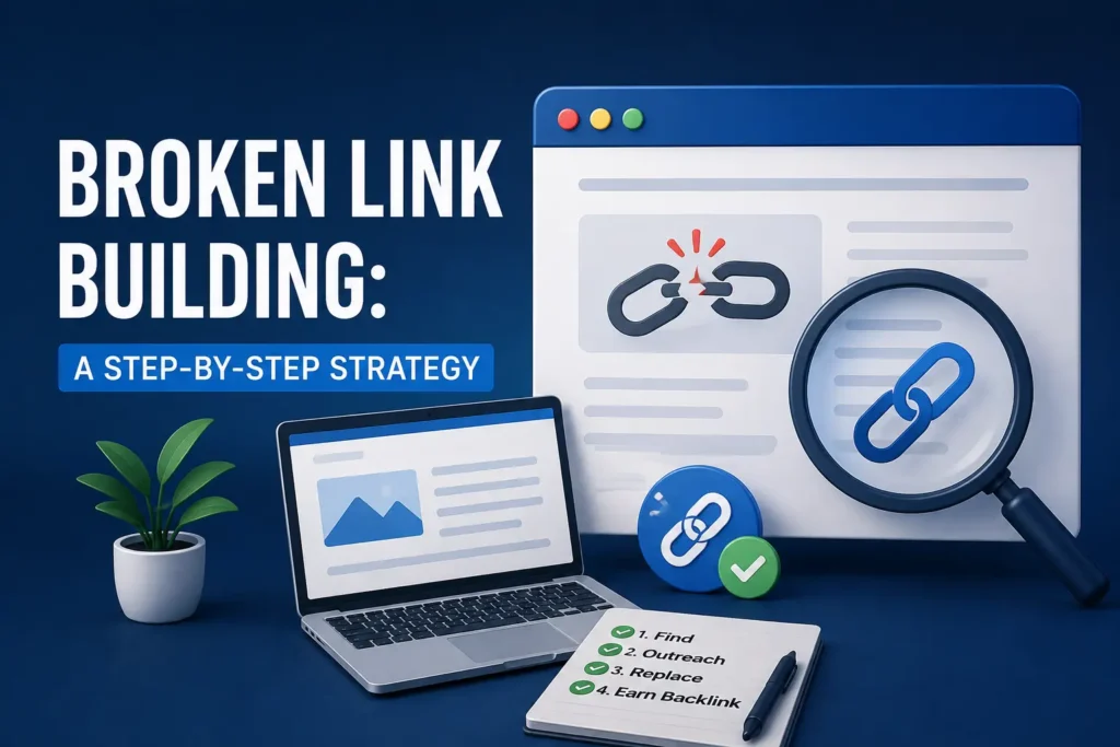 Broken link building strategy for SEO